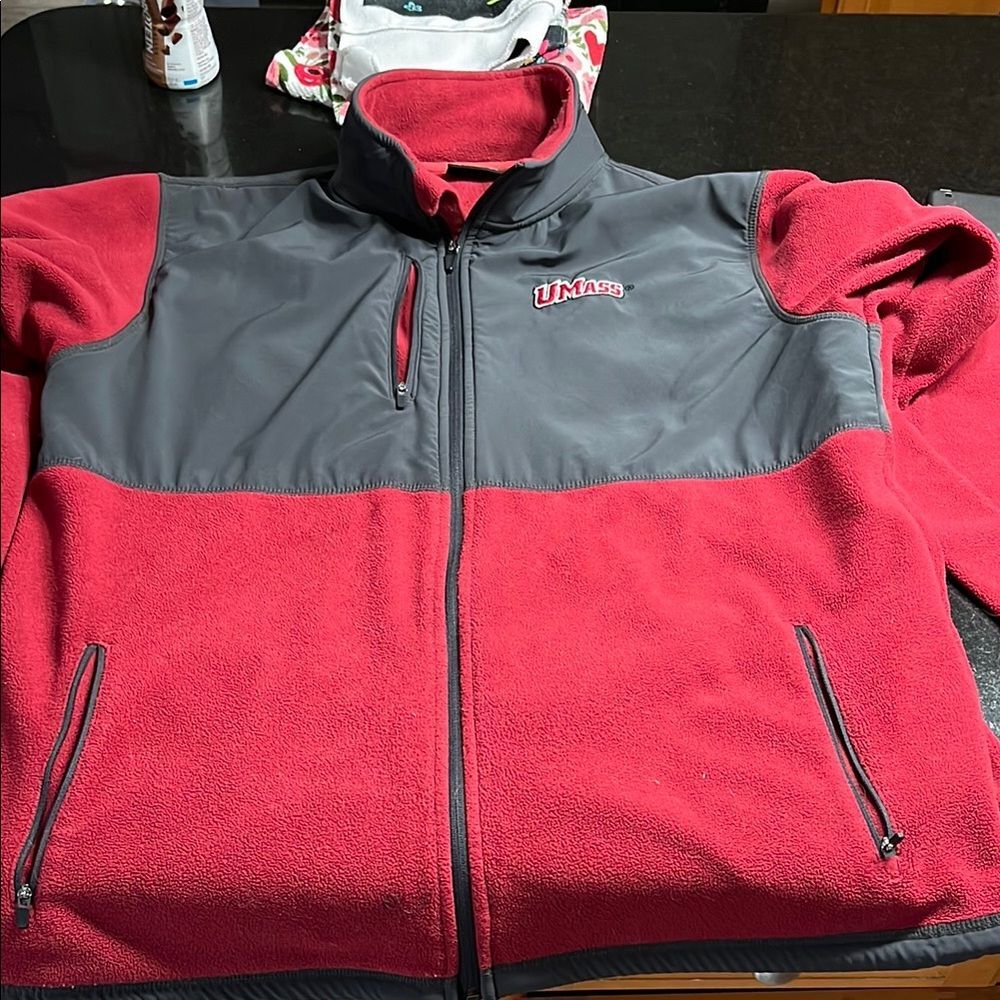 Colosseum Athletics Red Fleece Jacket